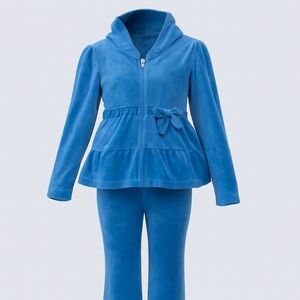 Kenneth Cole Reaction Girls’ Matching Hoodie Set – Kids’ 2-Piece Casual Set Sz 4